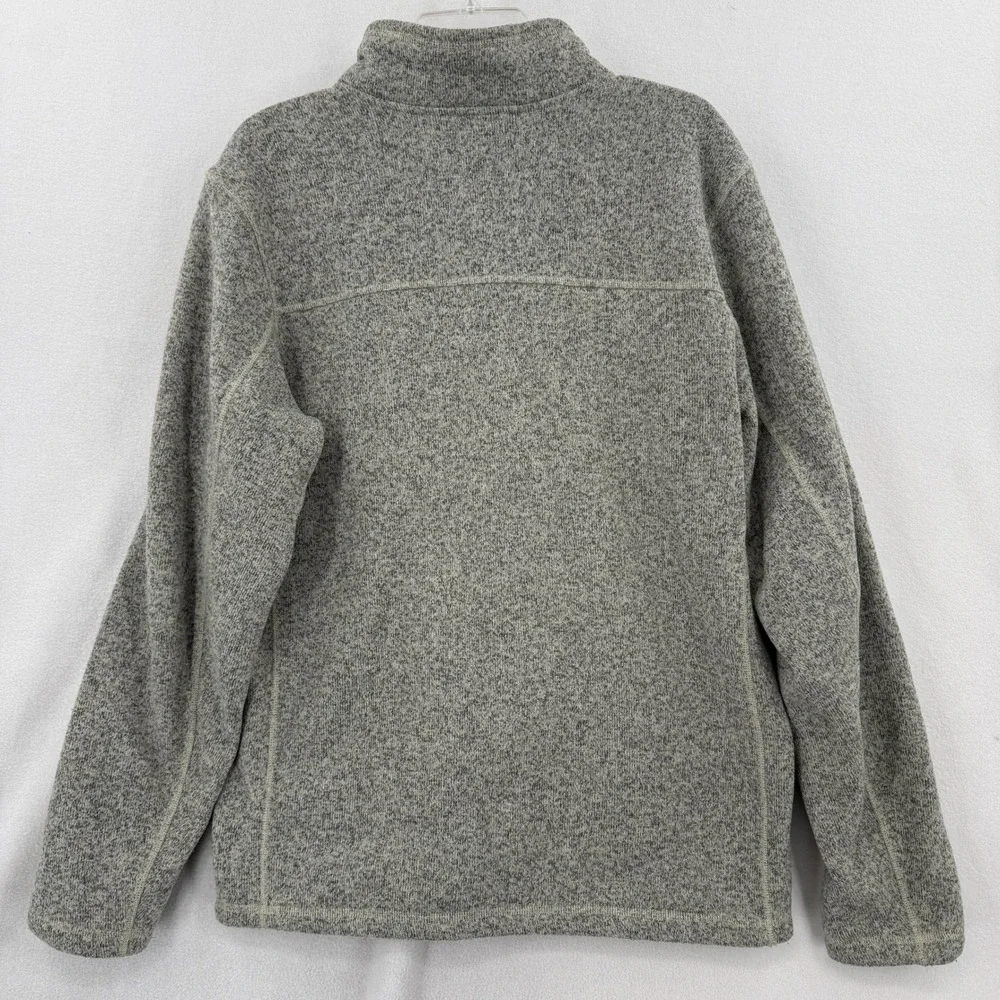 The North Face Gordon Lyons Pullover Mens Large Gray Quarter Zip Fleece NF0A33R7
